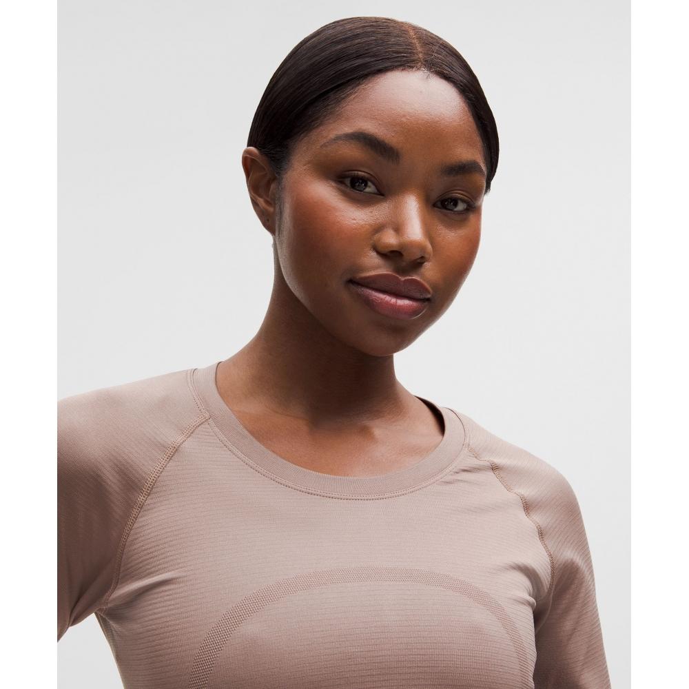Lululemon Swiftly Tech Long Sleeve Shirt 2.0  Waist Length Ashen Rose Ashen Rose