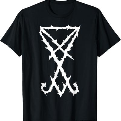 Lucyfer Lucyferianizm Symbol okultyzm Koszulka od KRAFTD T-Shirt