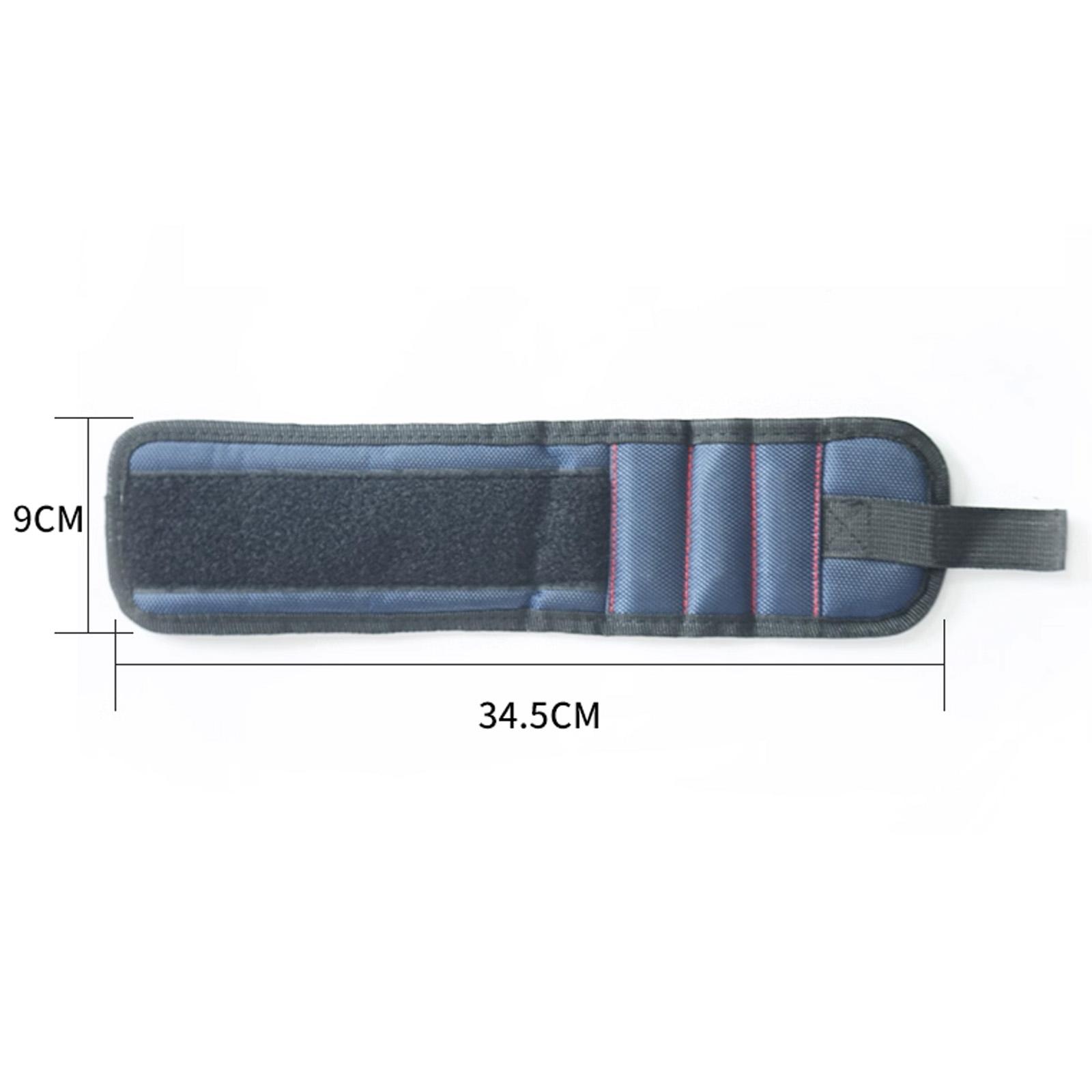 Portable Magnetic Wristband, Strong Magnetic Sucting Wrist Bag for Screw Wrenches Small Accessories China Mainland