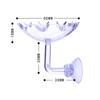 Transparent Glass Shrimp Feeding Dish Multifunctional Acrylic Shrimp Bowl Fish Tank Aquarium