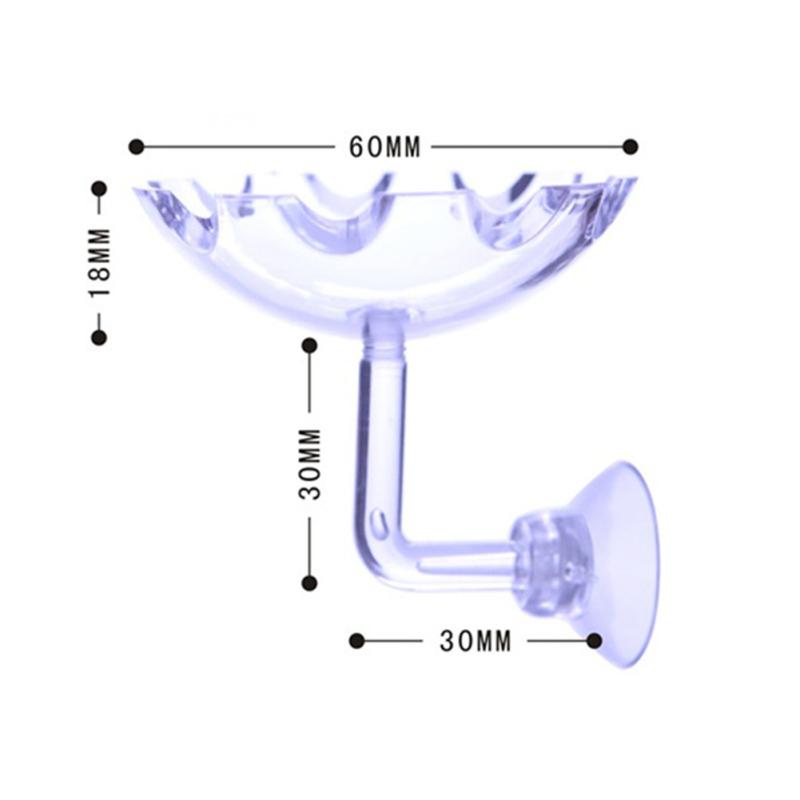 Transparent Glass Shrimp Feeding Dish Multifunctional Acrylic Shrimp Bowl Fish Tank Aquarium