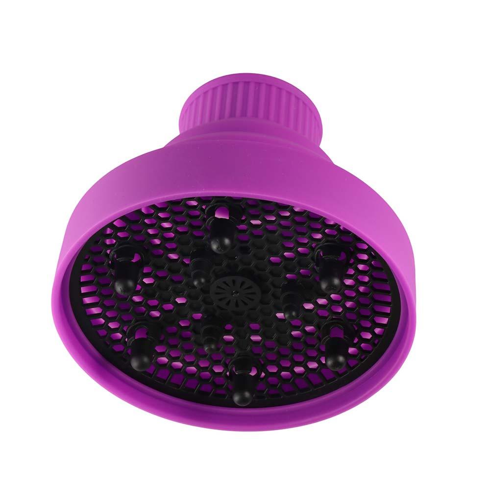 

Foldable Hair Dryer Cover Silicone Dispersing Drying Hair Care Hair Curl Diffuser Cover Salon Tool зелений