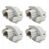 4 Pcs Rear License Plate Light Bulb Socket For Honda Accord Civic CR-V Odyssey