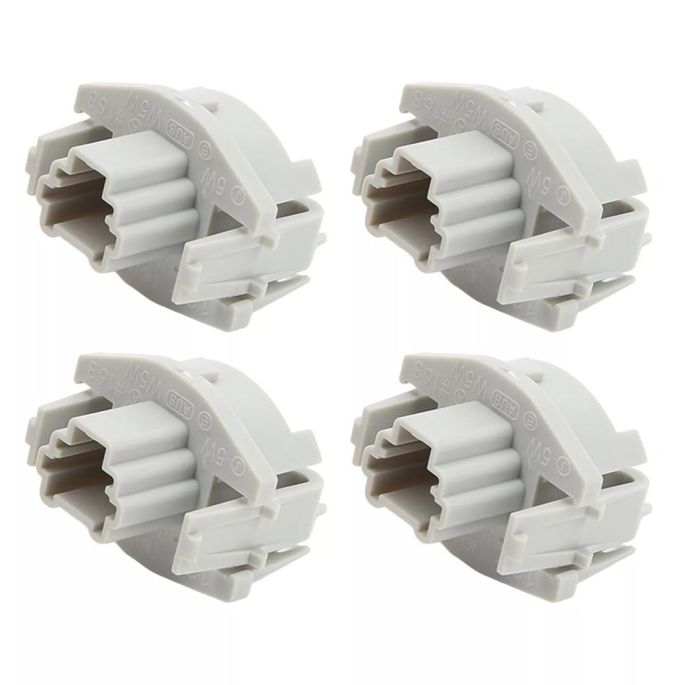 4 Pcs Rear License Plate Light Bulb Socket For Honda Accord Civic CR-V Odyssey
