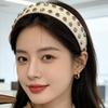 Cool Multi-Color Rivet Headband Vintage PU Leather Wide Brim Hair Hoop Comfort Fit Chic Face Wash Headwear Gift