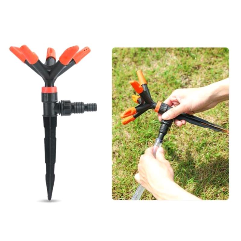 Garden Rotary Water Sprinkler Agriculture Watering 360 Degrees Automatic Sprinkler Irrigation Lawn Sprinkler