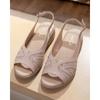 Damen S Komfort Sandalen Rosa 330d