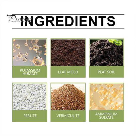 Soil Activator Powder Fertilizer Nutrient-Rich Plant Growth Booster Soil Activation Powder for Potting Mix Seedlings Compost Indoor Outdoor Plants