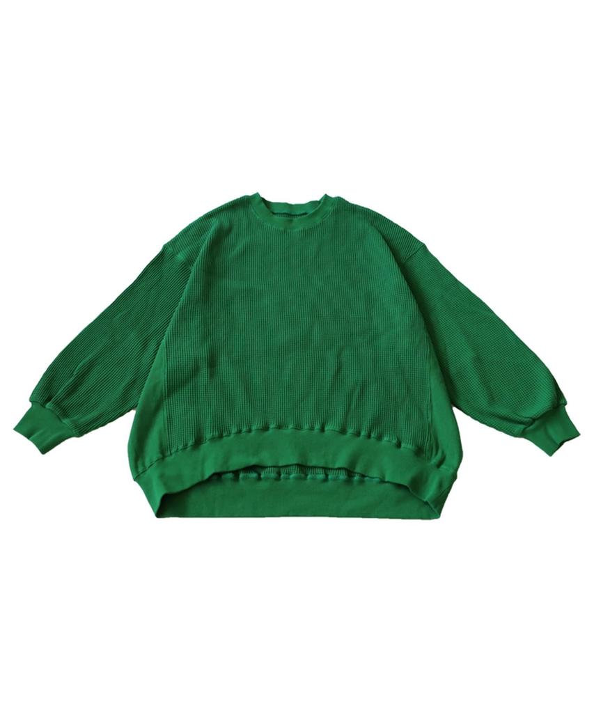 antiqua Side Rib Pullover Long Free Size Green Women's Sweatshirt, Sleeve, NA-00439, 30,