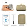 Seeds Kalimba 41 Keys Lightweight Thumb Piano Beginner Set Tiers with Semitones (3 Okoume)