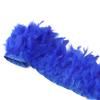 1Meters Natural Turkey Feathers Trim Height 10-15Cm Wedding Clothing Dress Decoration Diy Feather Ribbon Sewing Crafts