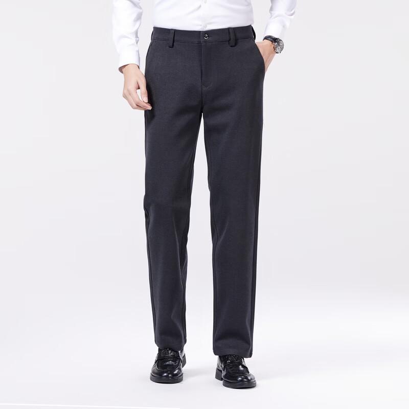 Men's Tencel Wool Blend Straight-Leg Daily Wear Pants