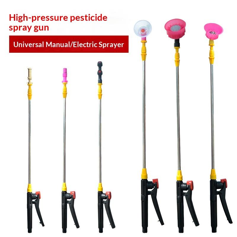 Retractable Garden Watering Sprayer Wand Adjustable Rotating Nozzle for Plant Irrigation Outdoor Deck Cleaning