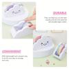 1Pc Cloud Tape Dispenser, Desktop Tape Dispenser, Office Desktop Tape Dispenser Cutter, with Rainbow Tape Roll, for Home Office, School Supplies