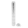 Metal Storage Tube Keychain 7 Compartment Water Proof Portable Travel Container Aluminum Alloy