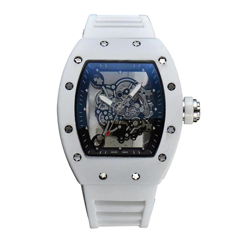 Stylish Unisex Modern Quartz Watches with Transparent Back, Perfect for Business and Leisure.