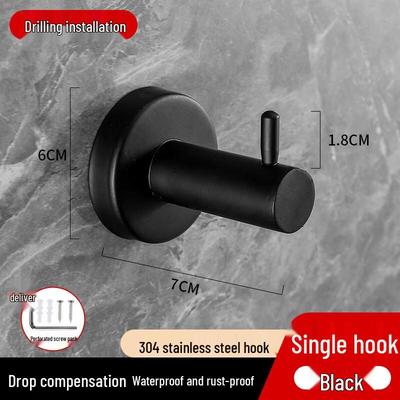 ZISIZ Stainless Steel Wall-Mounted Coat Hook