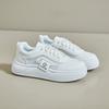 Summer Little White Shoes New Korean Version Ins Female Students Height Increase Breathable Sports Board Shoes Trendy Casual Shoes SH602