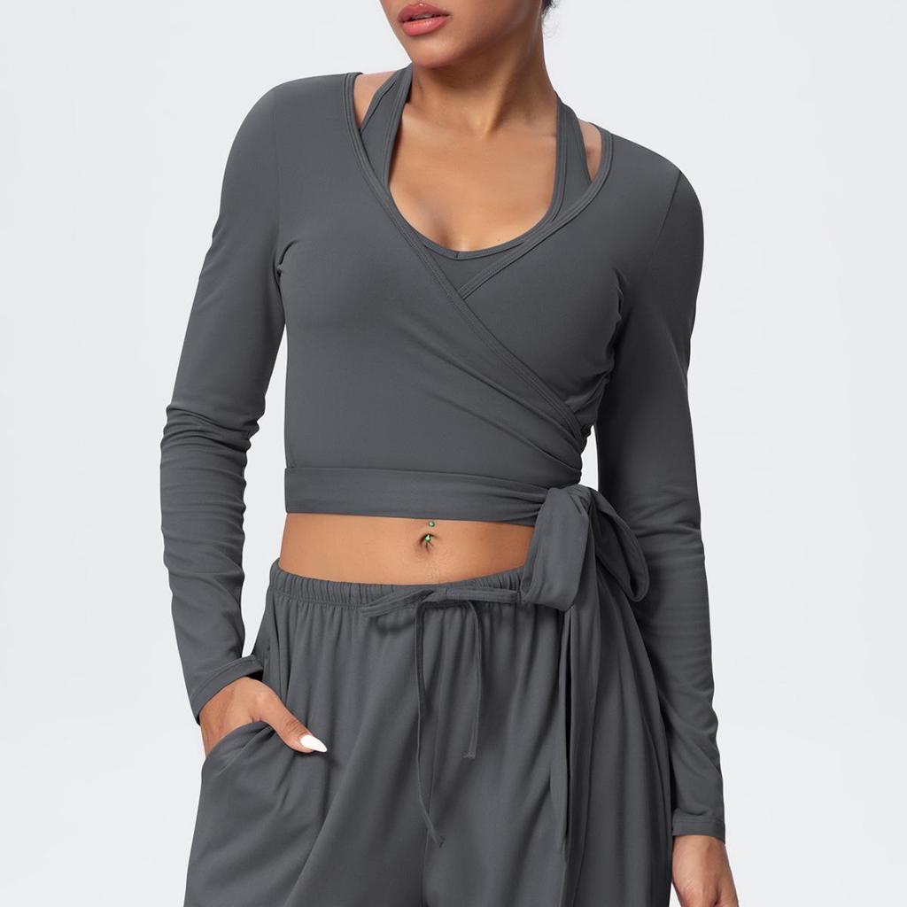 Stylish Breathable High-Stretch Yoga Suit: 3-Piece Set for Running & Fitness