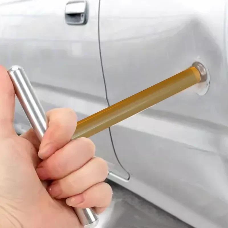 Car Hot Melt Glue Sticks Body Dent Repair Strong Adhesion Puller Tools Black Hot Melt Glue Stick Paintless Removal Repair Strips