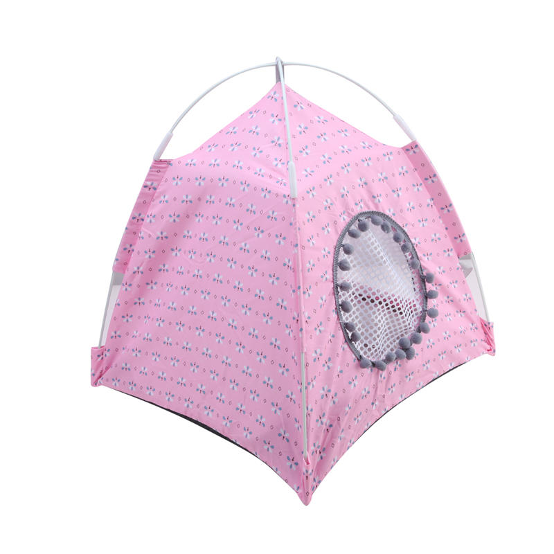 Frühling Sommer Niedlich Indoor Outdoor Hund Katze Zelt Haus Kleintier Abnehmbar Waschbar Höhle Nest Bett