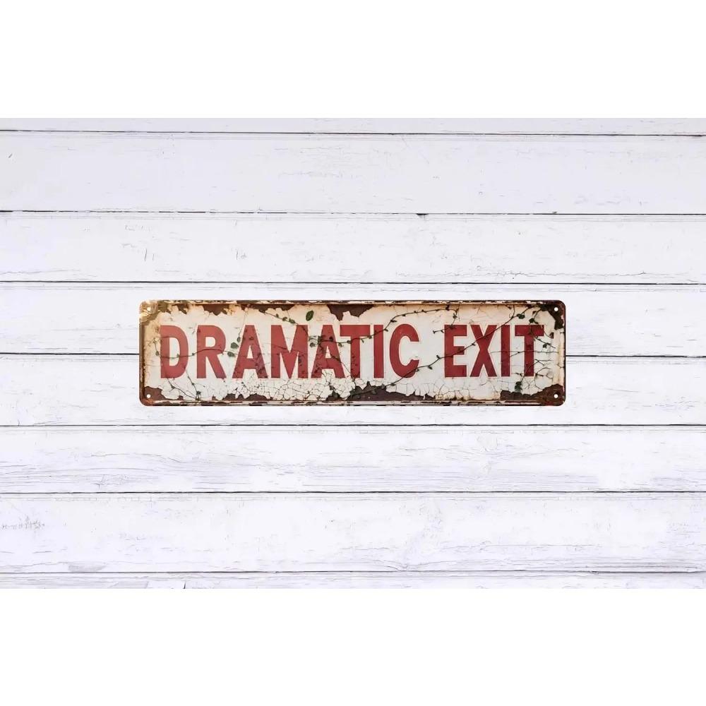 Custom Red Ivy Letter Plaque Vintage Rustic Metal Sign Personalized Text Wall Decor