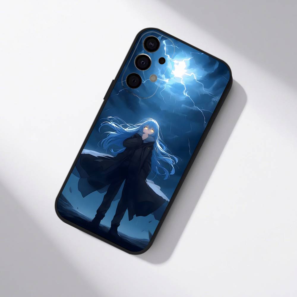

T-Tensei Slime R-Rimuru Anime Phone Case For Samsung S25,S24,S21,S22,S23,S30,Ultra,S20,Plus,Fe,Lite,5G Black Cover Samsung S25ULTRA