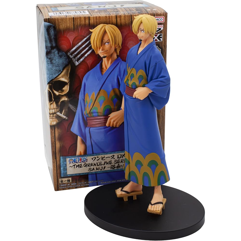 One Piece DXF The Grandline Series Wano Country Sanji Yukata Version Figure 15cm