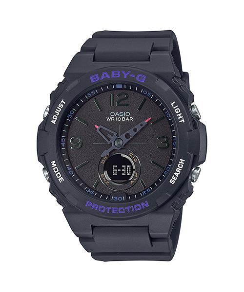 

Casio Men s Resin 100M Water Resistant Analog Shock Resistant Quartz Watch BGA-260-1A чёрный