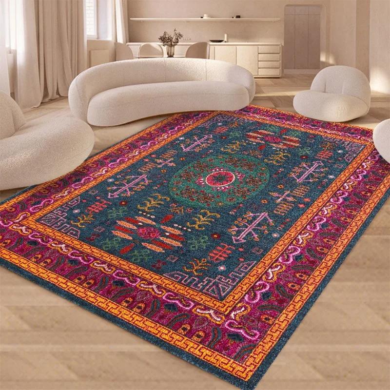 Bohemianischer Outdoor-Teppich für Anti-Schimmel, feuchtigkeitsbeständig und schmutzabweisend, Sommerterrasse, Campingmatten, Heimdekorations-Teppiche