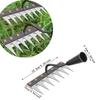 Garden Rake Head Gardening Harrow Weeding Rake Digging Tilling Agricultural Tool Garden Hoe For Farming Loosening Cultivating