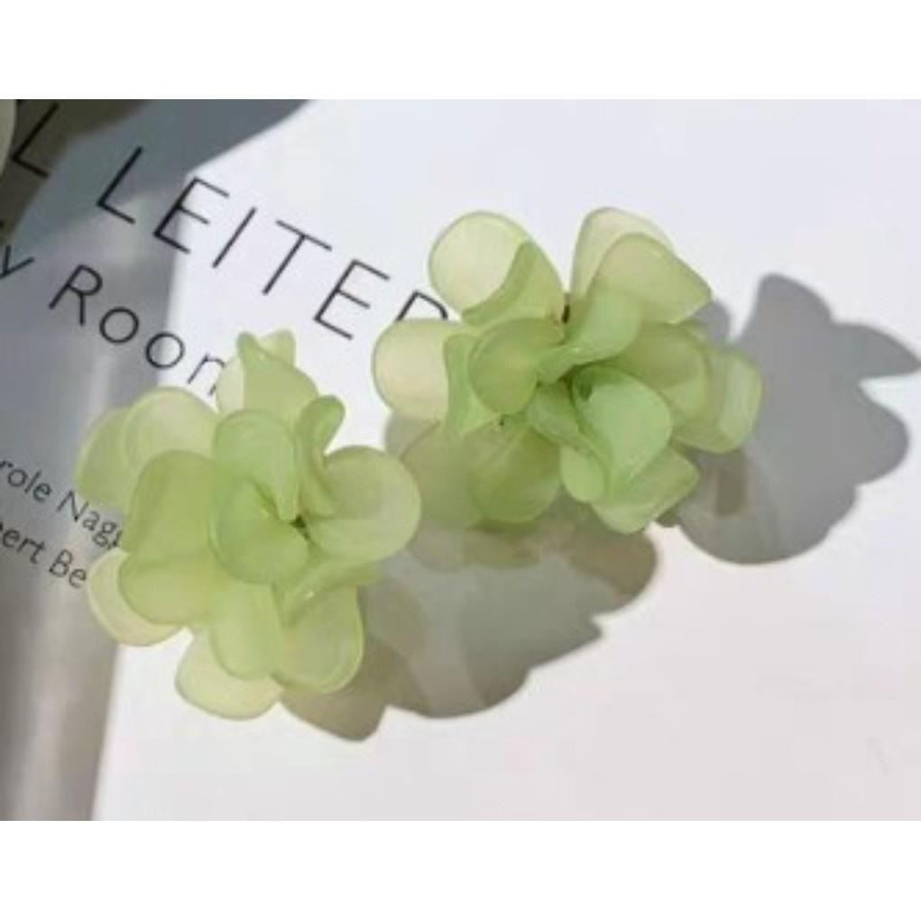 

Пиндуду Милые Сладкие Фиолетовые Цветы Простые Акриловые Серьги Элегантные Серьги-гвоздики во Французском Стиле Женские Украшения PD2266 зелёный