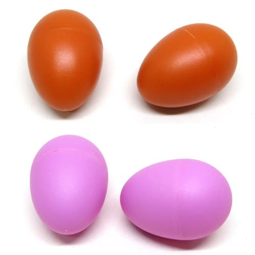 Set of 12 Egg Shakers in 6 Colors, Egg-Shaped Maracas, Educational Toy for Kids, Playtime Instrument, Includes Cleaning Cloth