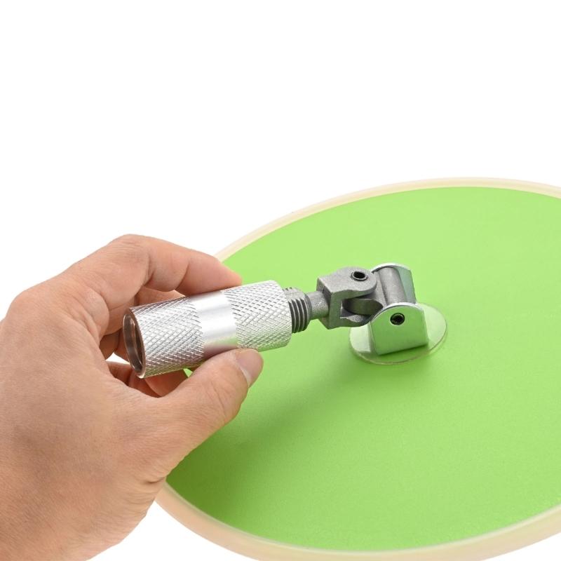 360 Degree Rotary Round Poles Sander For Ceiling Wall Preps With Quick Changing Hook Rings Replacement System