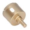   Hole Saw Carbon Steel Tile Holes Opener Drill Bit for Porcelain Glass Triangular Shank