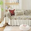 American color-woven jacquard sofa towel pastoral all-inclusive non-slip sofa cover universal in all seasons new skirt sofa cushion
