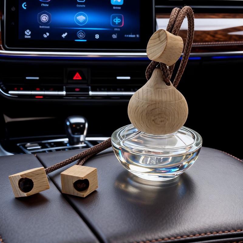 1Pcs Aromatherapy Essential Oil Bottle Hanging Car Perfume Bottle Ornament Auto Air Freshener Car Decoration Interior For Home