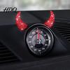 Sparkling Rhinestone Horns for Cosplay 1 Pair Devil Horns Car Dashboard Decor Faux Crystal Demon Hair Themed Gathering Accessories Women Clip