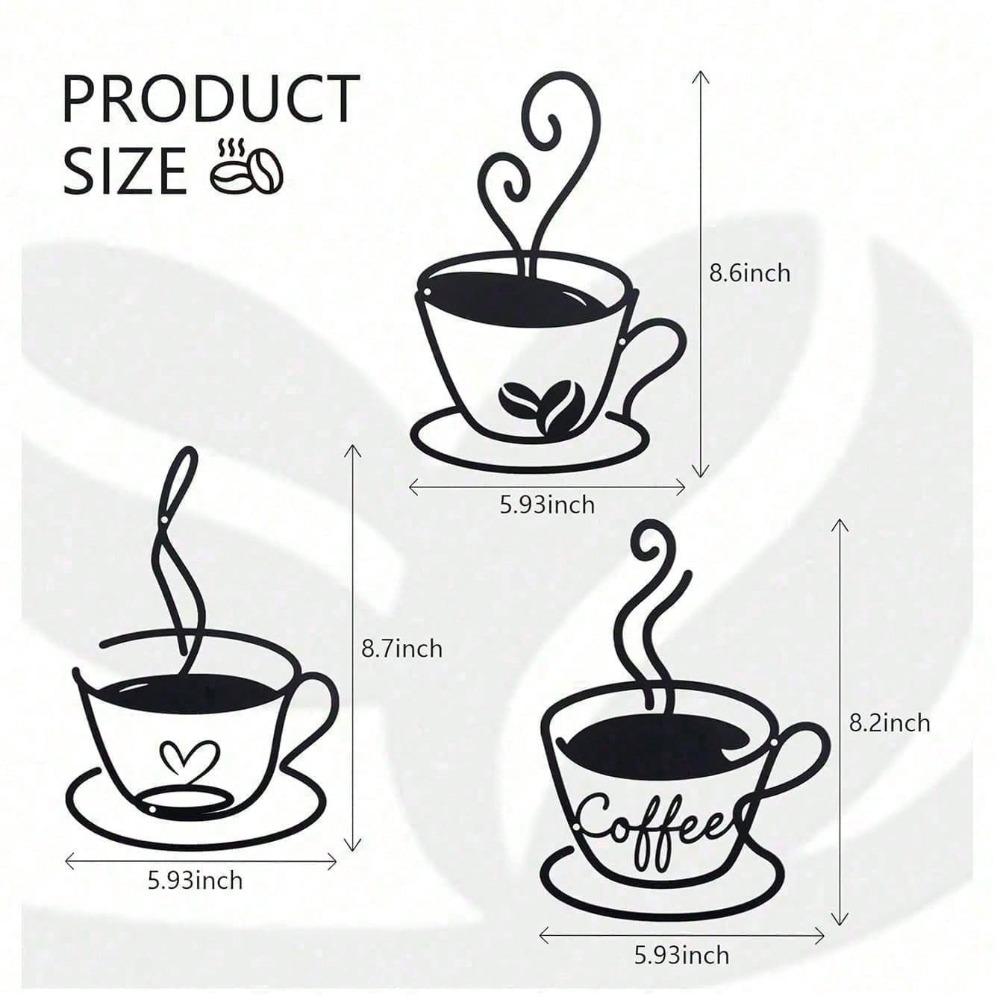 Metal Wall Art Decor Home Office Kitchen Plaque Sign