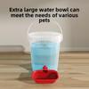 Distributeur d'eau pour chat Distributeur d'alimentation pour poulet Distributeur d'eau potable Distributeur d'eau automatique pour poulet et canard Seau d'eau potable