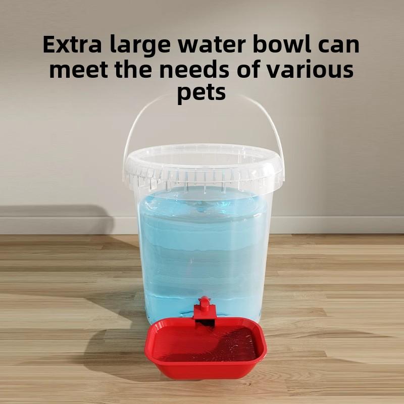 Distributeur d'eau pour chat Distributeur d'alimentation pour poulet Distributeur d'eau potable Distributeur d'eau automatique pour poulet et canard Seau d'eau potable