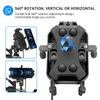 Motorcycle Handlebar Phone Holder 15W Wireless Charger QC3.0 360 ° Rotatable