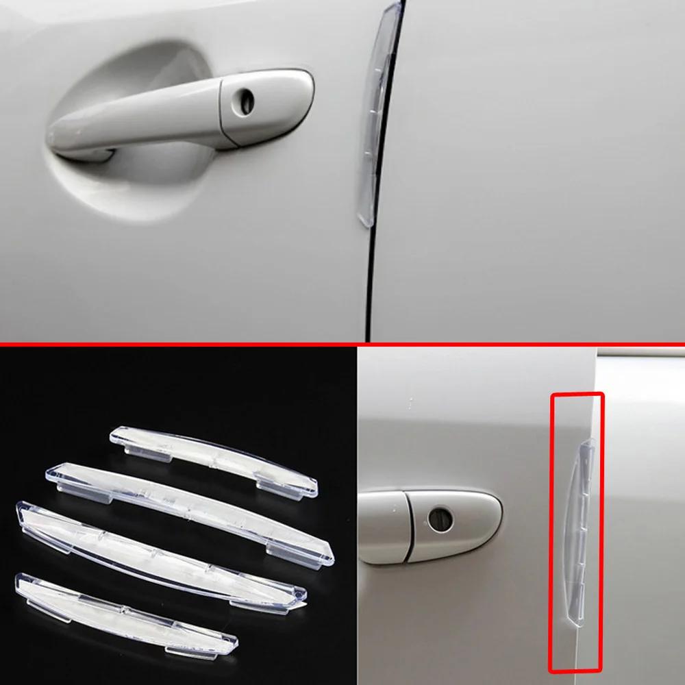 4 buc universal auto ușă margine anti-coliziune bandă protector zgârieturi bandă autocolante de protecție auto accesorii exterioare auto