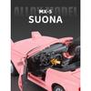 1/24 Mazda MX5 Alloy Car Model Sound and Light Pull Back Children's Toy Collectibles Birthday Gift