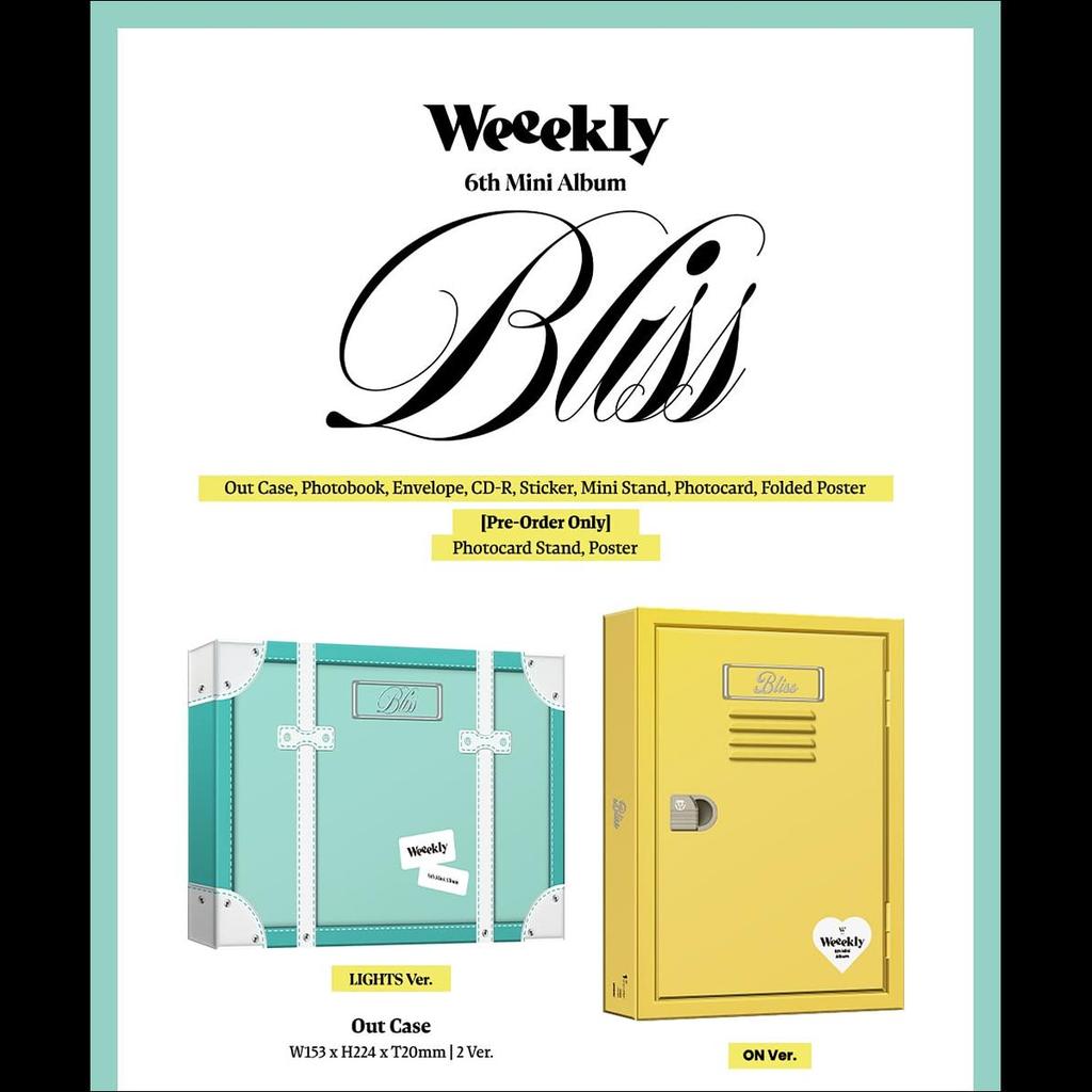 Weeekly - Bliss / 6th Mini Album + Free Gift