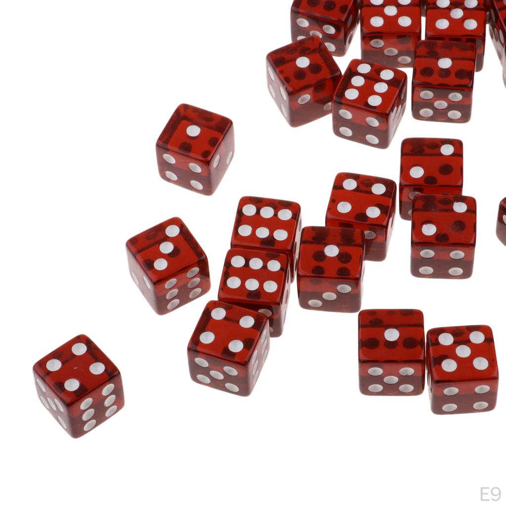 100 buc. Set D6 cu 6 fețe