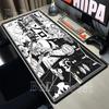 Mouse Pad Roronoa Zoro Black White One Piece Anime HD Printing Gaming Mousepad PC Keyboard Carpet Office Accessories XXL DeskMat