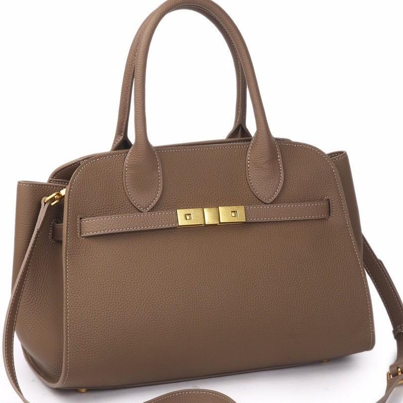 Genuine Leather Women's Bags, New Fashion Shell Bags, First-layer Cowhide Large-capacity Commuting Versatile Shoulder Handbags