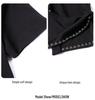 Elegant Rhinestone Mesh Dancewear - Round Neck Black Patchwork Short Sleeve Base Layer