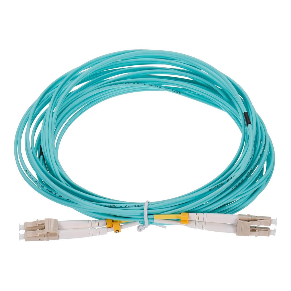 Uxcell 7M Green Fiber Patch Multimode Duplex OM3 LSZH Fiber Optic Jumper for Network Transceivers and Instrumentation Cable, LC-LC